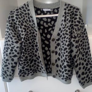 Theo & Spence leopard print cardigan